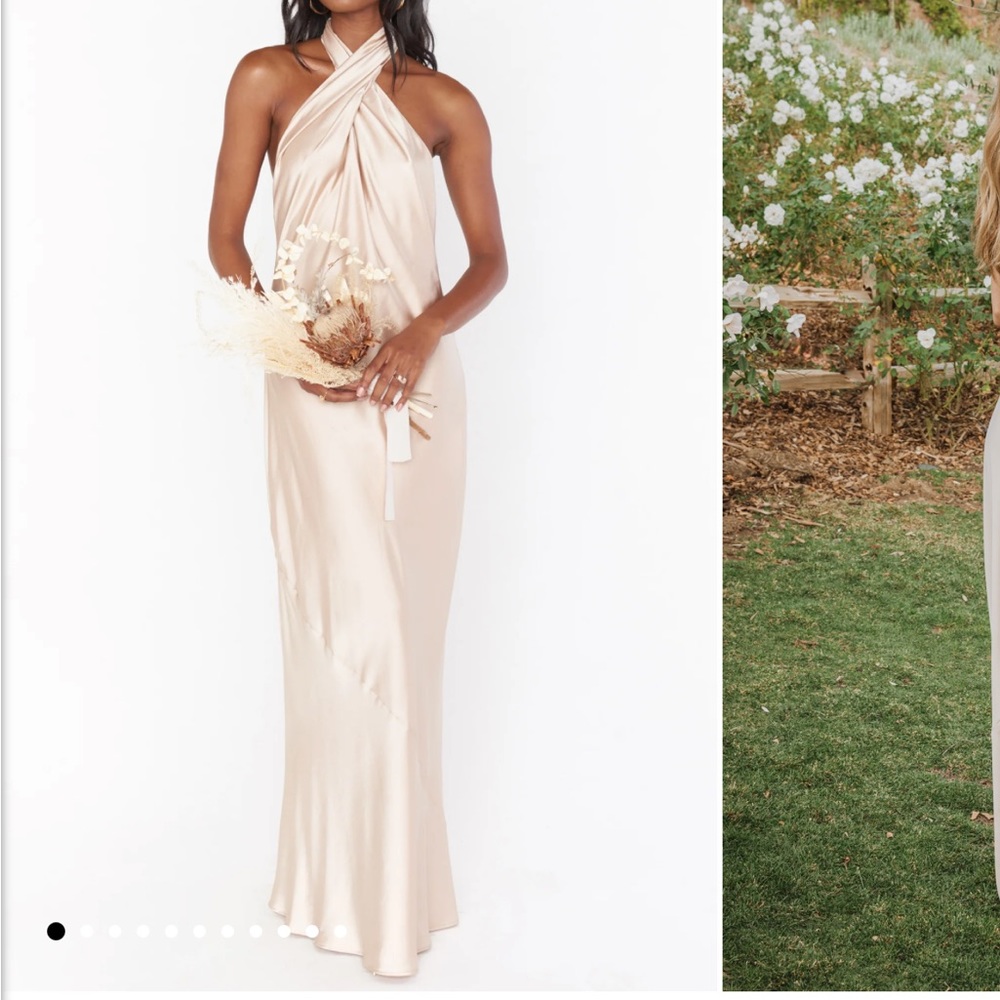 Show Me Your Mumu champagne dress. Size M. GUC